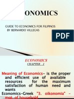 Economics: Guide To Economics For Filipinos by Bernardo Villegas