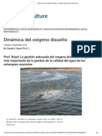 Dinamica Del Oxigeno Disuelto