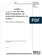 Water Quality. Digestion For The Determination of Selected Elements in Water