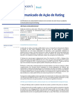 Comunicado de Ação de Rating