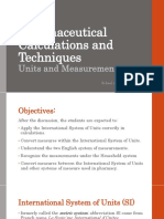 PCT Unit II - Units and Measurements
