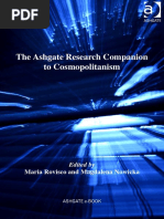 The Ashgate Research Companion To Cosmopolitanism - Ashgate (2011)