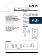 1K 5.0V I C™ Serial EEPROM: Features: Description