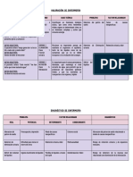 Valoracion, Diagnostico y Planificacion