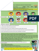 Identificamos La Variedad de Gestos en Nuestro Rostro: Reflexiono y Respondo