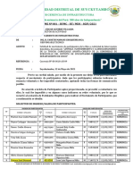 Informe 001 - Movimiento de Participantes N°01