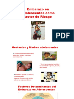 Embarazo en Adolescentes Como Factor de Riesgo