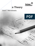 Celebrate Theory: Level 7 Worksheets