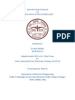 Innovative Project Proposal On "Simulation of PR Controller''