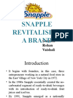 Snapple Case Study