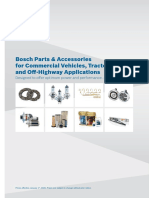 Bosch Parts & Accessories For Commercial Vehicles, Tractors, and Off-Highway Applications