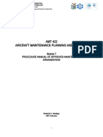 Procedure Manual of Approved Maintenance Organization