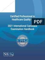 CPHQ International - Handbook 2021