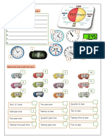 What Time Is It - Worksheet