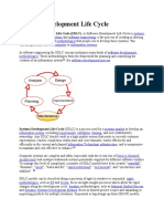 Systems Development Life Cycle