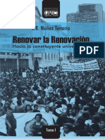 Renovar La Renovación - Hacia La Constituyente Universitaria