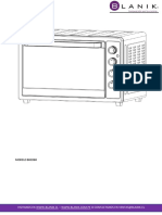 Manual de Usuario Horno 68lt