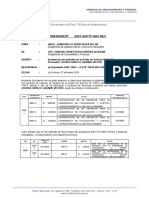 Memorandum OS15813 de Duplicidad