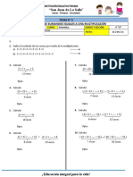 Ficha 5 - Aritmética 4toa - Conversión de Sumandos Iguales A Una Multiplicación