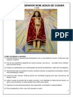 Novena Ao Senhor Bom Jesus de Cuiaba Completa