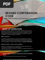 Revised Corporation Code - Books Merger and Appraisal Right