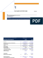 Life Time Value (LTV) - Customer Acquisition Cost (CAC) Ratio Template