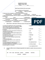 Science 7 Summative Test