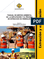 Manual de Gestion Ambiental en La Explotación Y El Proceso de Extraccion de Minerales