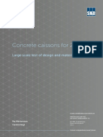 Concrete Caissons For 2BMA - Large Scale Test of Design and Material 2019