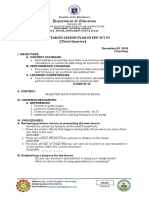 Semi Detailed LP in ICT (SELECTED MATH FUNCTIONS IN EXCEL)