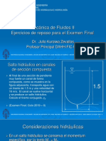 28B - Clase - Mecánica de Fluidos II - Repaso Hidraulica Canales - RevD