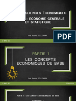 Resume Partie 1 - Eco G 2 Bac Se