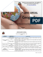 GEOGRAFIA - Plano Anual 2021