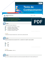 Análise Estatística - Simulado - Respondido