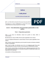 Gabon Code 2019 Penal