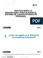 Instructivo - Sistema de Convocatorias Cas