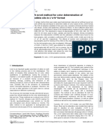 A Novel Method For Color Determination of Edible Oils in L A B Format