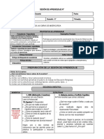 Sesión de Aprendizaje Quinto Grado 13