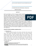 Pembentukan Teori Peraturan Perundang-Undangan Michael Frans Berry