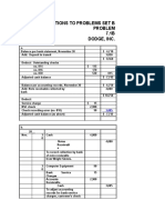 Solutions To Problems Set B Problem 7.1B Dodge, Inc.: 25 Minutes, Medium