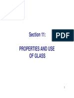 Section 11: Properties and Use of Glass