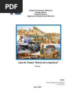 Línea de Tiempo - Historia de La Ingeniería