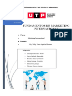 Trabajo de Investigacion Final - Fundamentos de Marketing Internacional