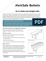 Worksafe Bulletin: Conveyor Hazards in Shake and Shingle Mills