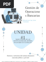 Marco Legal de Las Instituciones Del Sistema Financiero - UNIDAD 1