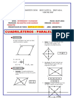 Geometria - Los Paralelogramos - Intermedio y Avanzado - Segundo Trmestre