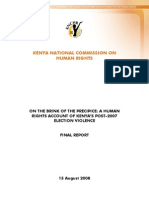 KNCHR On The Brink of The Precipice-The Full Human Rights Account of Kenya's 2007 Post Election Violence