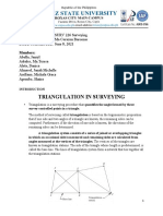 Triangulation in Surveying