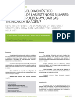 2-Claves para El Diagnóstico Diferencial de Las Estenosis Biliares. Como Pueden Ayudar Las Tecnicas de Imagen.