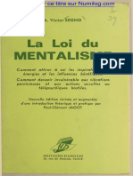 Loi Du Mentaliste ?